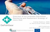 Andreja palatinus overview of the proposed defishgear monitoring and assessment strategy of micro li