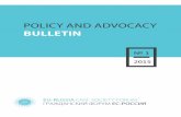 EU-Russia CSF Policy and Advocacy Bulletin # 1/2015