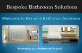 Bespoke Bathroom Solutions - Small Bathroom Designs