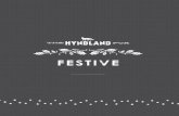 Hyndland Fox - Festive Menu