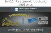Small fragment locking implants