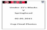 Cup final photos u15 black