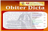 Obiter Dicta Edition 10