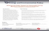 IEEP: NSEE: Widespread Public Support for Renewable Energy Mandates Despite Proposed Rollbacks