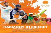 Harmony in Cricket Magazine 2014-15