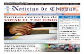Periódico Noticias de Chiapas, Edición virtual; 06 DE JUNIO DE 2015