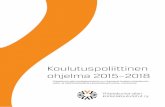 YKA Koulutuspoliittinen ohjelma 2015–2018