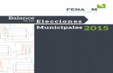 Balance Elecciones Municipales 2015