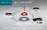 Agabekov recessed power led 2012