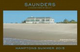 Saunders Hamptons Summer Book 2015