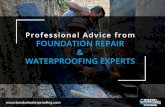 Advice from foundation repair & waterproofing experts