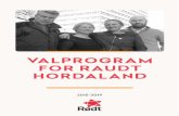 Valprogram Raudt Hordaland 2015 - 2019
