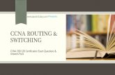 Ccna routing & switching 200 120 Certification Exam Study Material