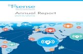 i-sense Annual Report 2014/2015