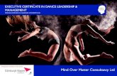 Executive Certificate in Dance Leadership & Management