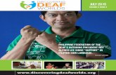 Discovering Deaf Worlds July 2015 Newsletter, vol. 8, issue 4
