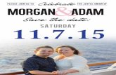 Morgan & Adam's Wedding Invitation