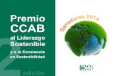 PREMIO CCAB al Liderazgo Sostenible 2014