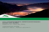 RSA 5 - Les Changements Démographiques dans les Alpes