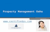 Oahu Property Management Companies -