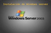 Instalación de windows server 2003 nando chila
