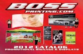 Boss 2012 Promo Signage Catalog