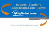 Budget Student accommodation Perth