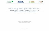 Thương mại gỗ Việt Nam - Trung Quốc 2012 - 2014. Thực trạng và xu hướng