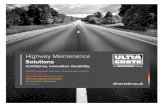 Ultracrete Highway Maintenance Solutions