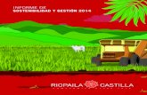 Informe de Sostenibilidad y Gestion Riopaila Castilla 2014