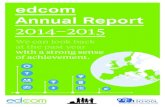 edcom Annual Report 2014-2015