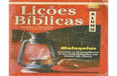 Malaquias (Lições Bíblicas - 3° trimestre de 1999) ALUNO