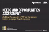 African Business Engagement Needs and Opportunities Assessment