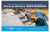 Penn State Behrend - Adult Learners Brochure - 2015