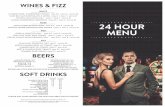 Wines, Fizz and Food Menu at Heliot Steak House, London