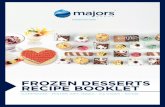 Frozen Desserts Recipe Booklet