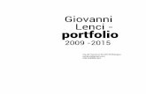 Portfolio2015 Giovanni Lenci