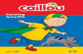 Caillou catalog spring 2016