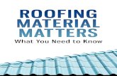 Roofing Material Matters What You Need to Know