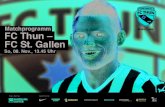 Matchprogramm Thun-St. Gallen