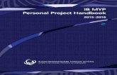 2015-16 MYP Personal Project Handbook