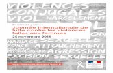 Dossier de presse 25 novembre "Journée internationale de lutte contre les violences faites aux femme