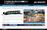 Sound Technology Ltd Professional Audio Newsletter - December 2015
