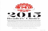 2015 Hilton Head Monthly Readers' Choice Winners