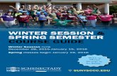 Schenectady County Community College Course Book, Winter Session and Spring 2016