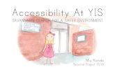 Accessibility at YIS: Savannah's Search for a Safer Environment