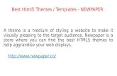 Best Html5 Themes By Newpaper
