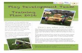 CVSC Play Development Training plan 2016