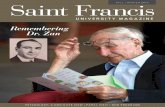 Saint Francis University Magazine Fall / Winter 2015