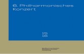Programm 6. Philharmonisches Konzert